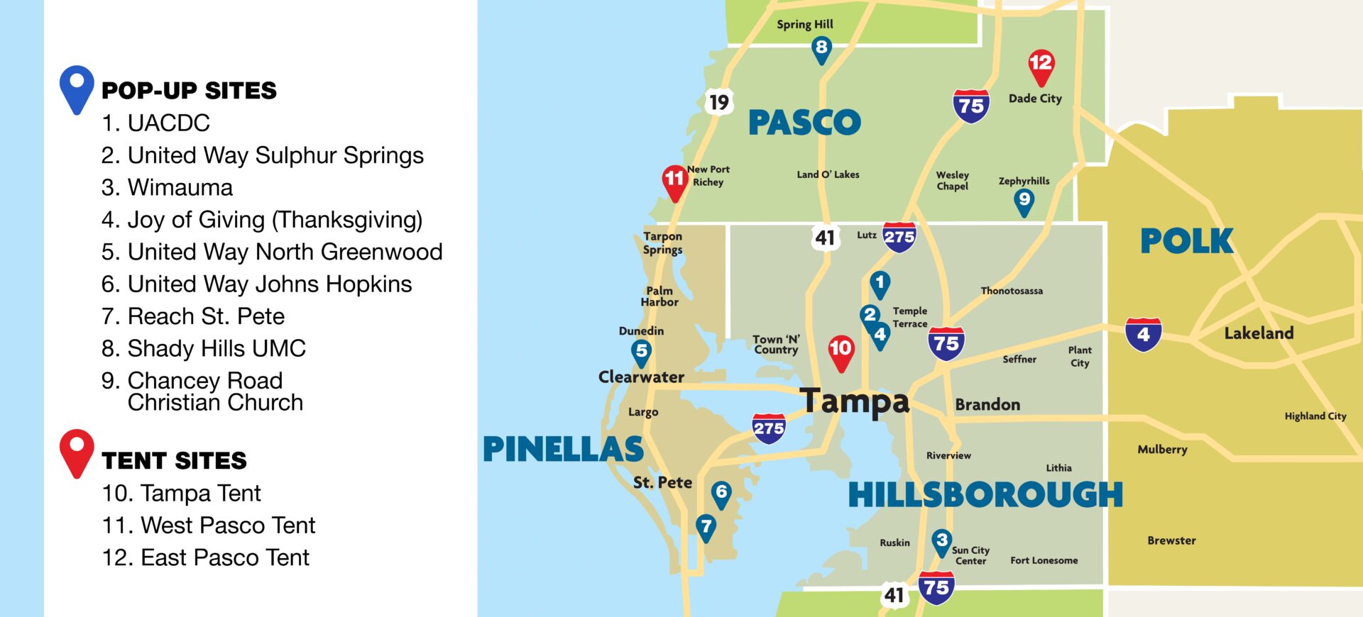 Metropolitan Ministries Holiday Sites