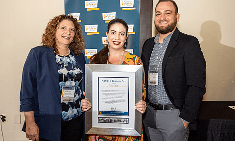 FosterPower Team receiving the 2023 Florida's Children First Award