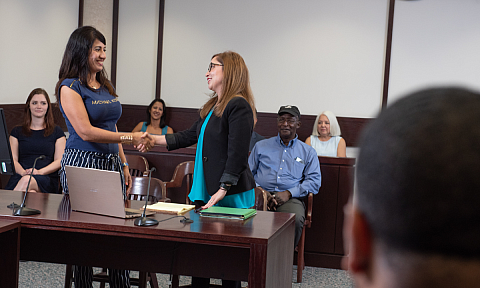 Courtroom Scene