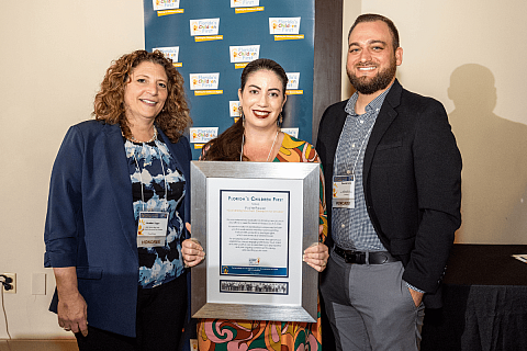 FosterPower Team receiving the 2023 Florida's Children First Award