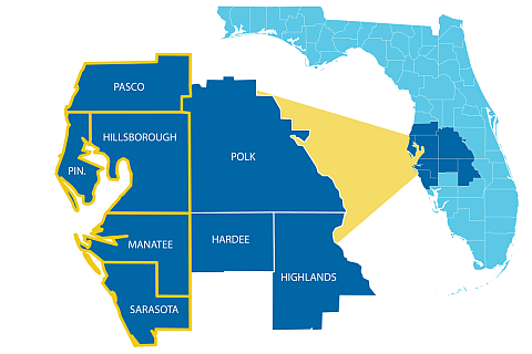 Service Area Map