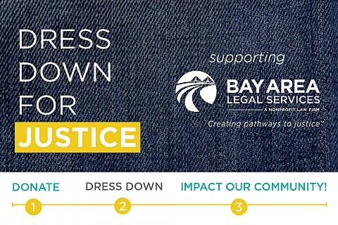 Dress Down for Justice Campaign Header