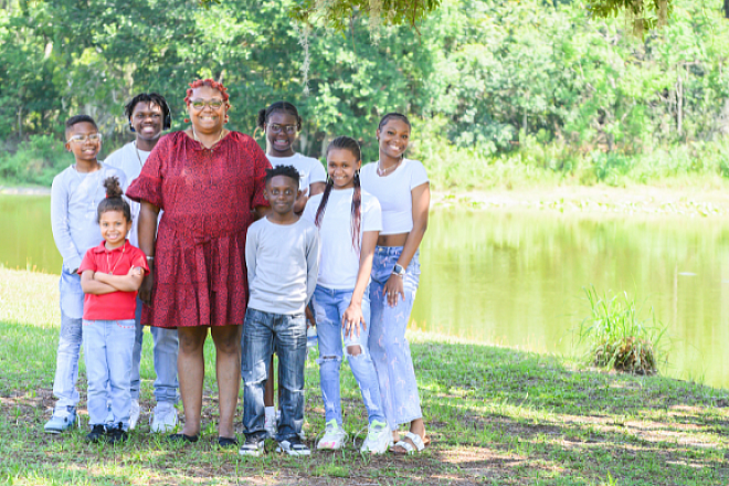 Sabrina and Grandchildren